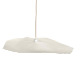 Handgemaakte lamp van papier maché incl fitting